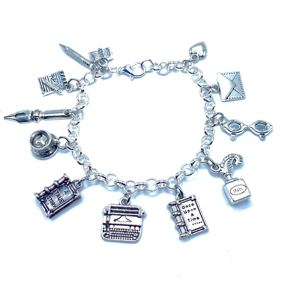 Jewelry - Writer Charm Bracelet Author